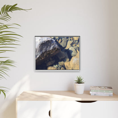 Stone Sanctuary - Unique Stretched Canvas Wall Art