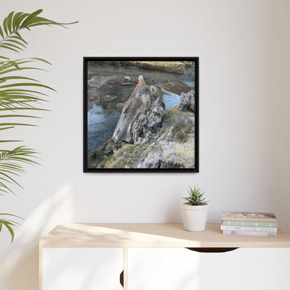 Carved by Water - Unique Stretched Canvas Wall Art