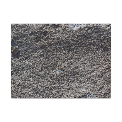 Textured Ground Surface - Unique Frameless Canvas Wall Art