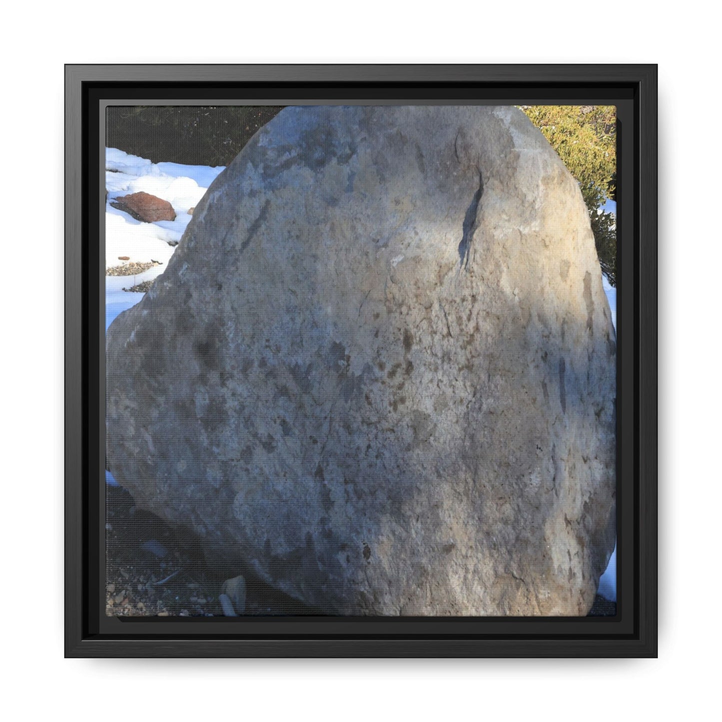 Glacial Solitude - Unique Stretched Canvas Wall Art