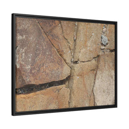Rusty Crevices - Unique Stretched Canvas Wall Art - Art By Earth