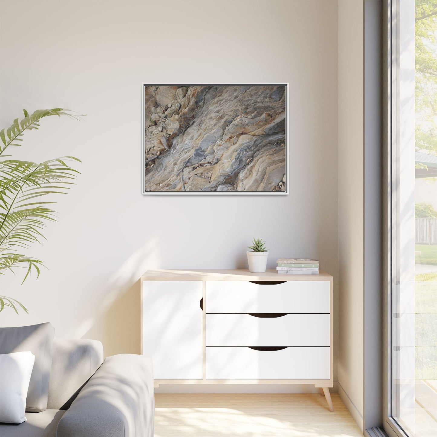 Layers of Earth's History - Unique Stretched Canvas Wall Art - Art By Earth