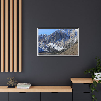 Frozen Reflection - Unique Stretched Canvas Wall Art