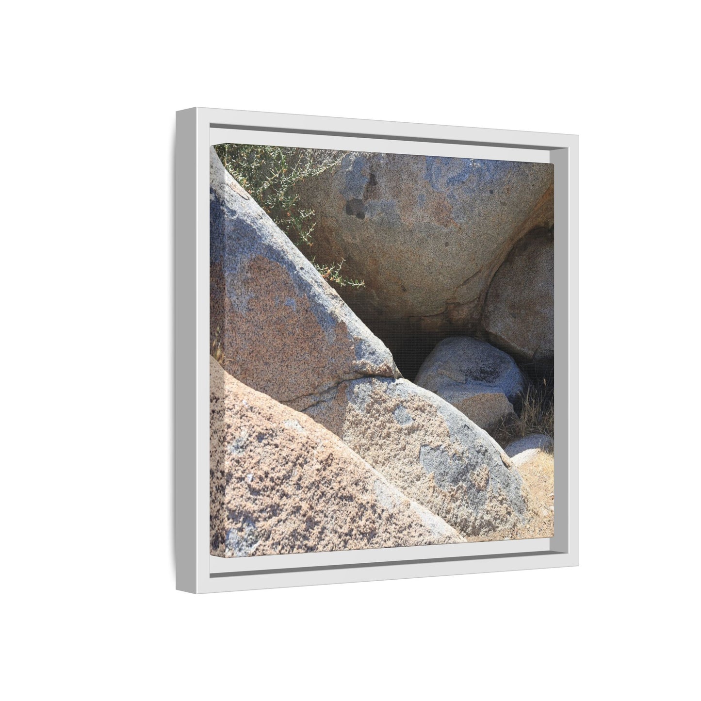Boulder Shelter - Unique Stretched Canvas Wall Art