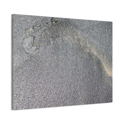 Ephemeral Whispers of Granite - Unique Frameless Canvas Wall Art - Art By Earth