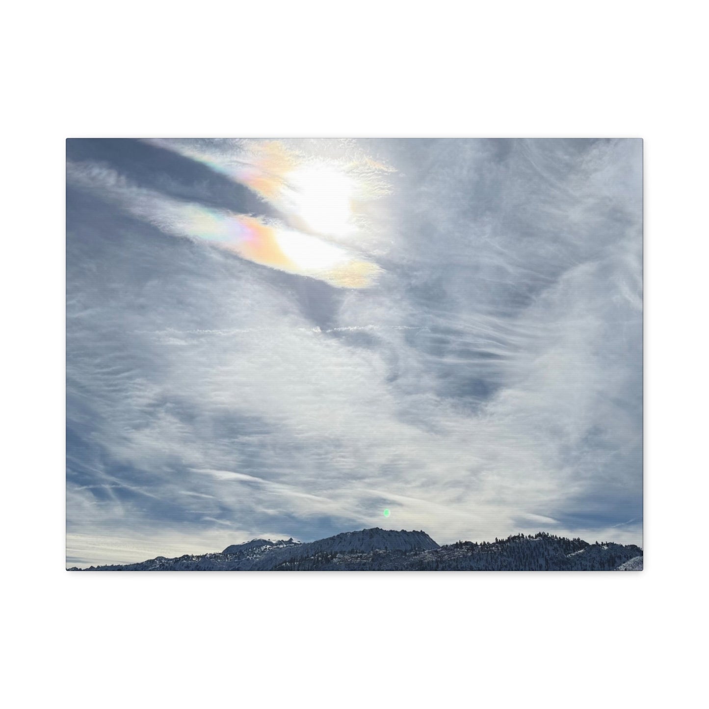 Whispers of Mountain Solitude - Unique Frameless Canvas Wall Art