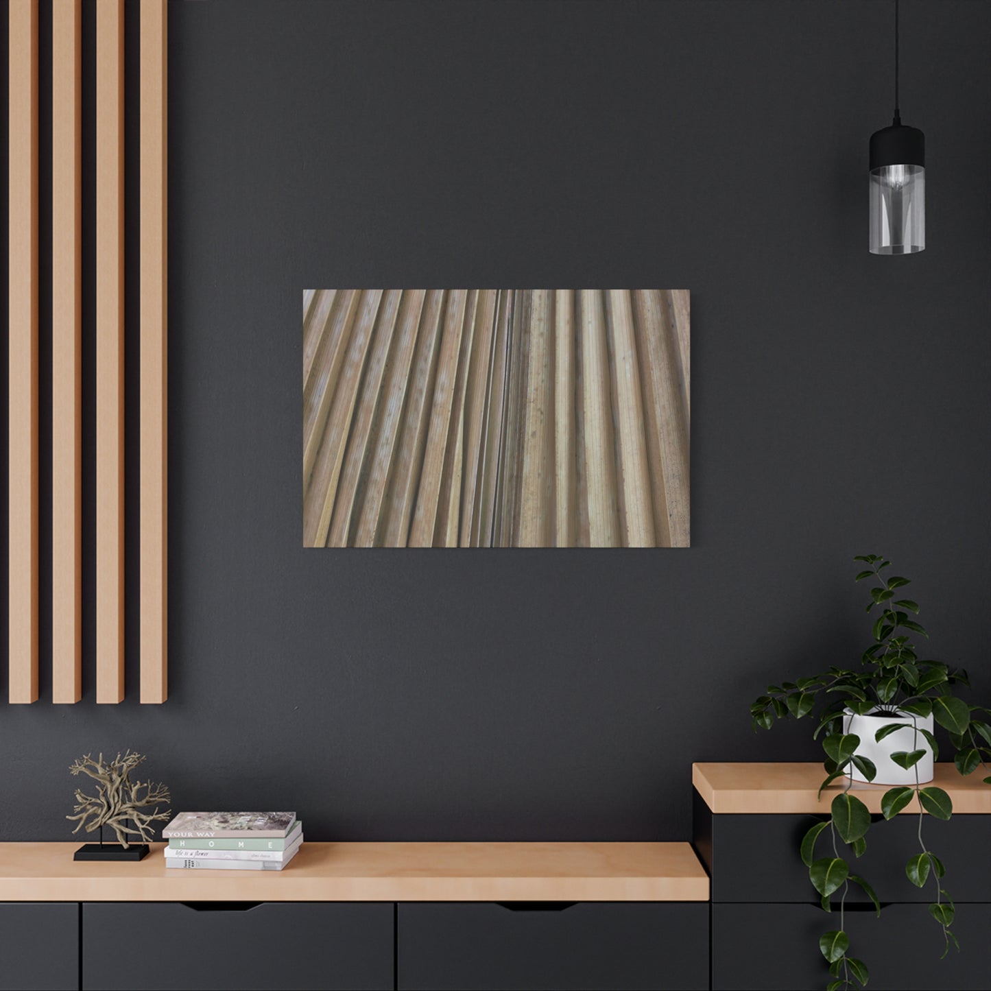 Linear Rhythm - Unique Frameless Canvas Wall Art - Art By Earth