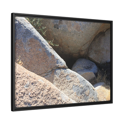 Boulder Shelter - Unique Stretched Canvas Wall Art