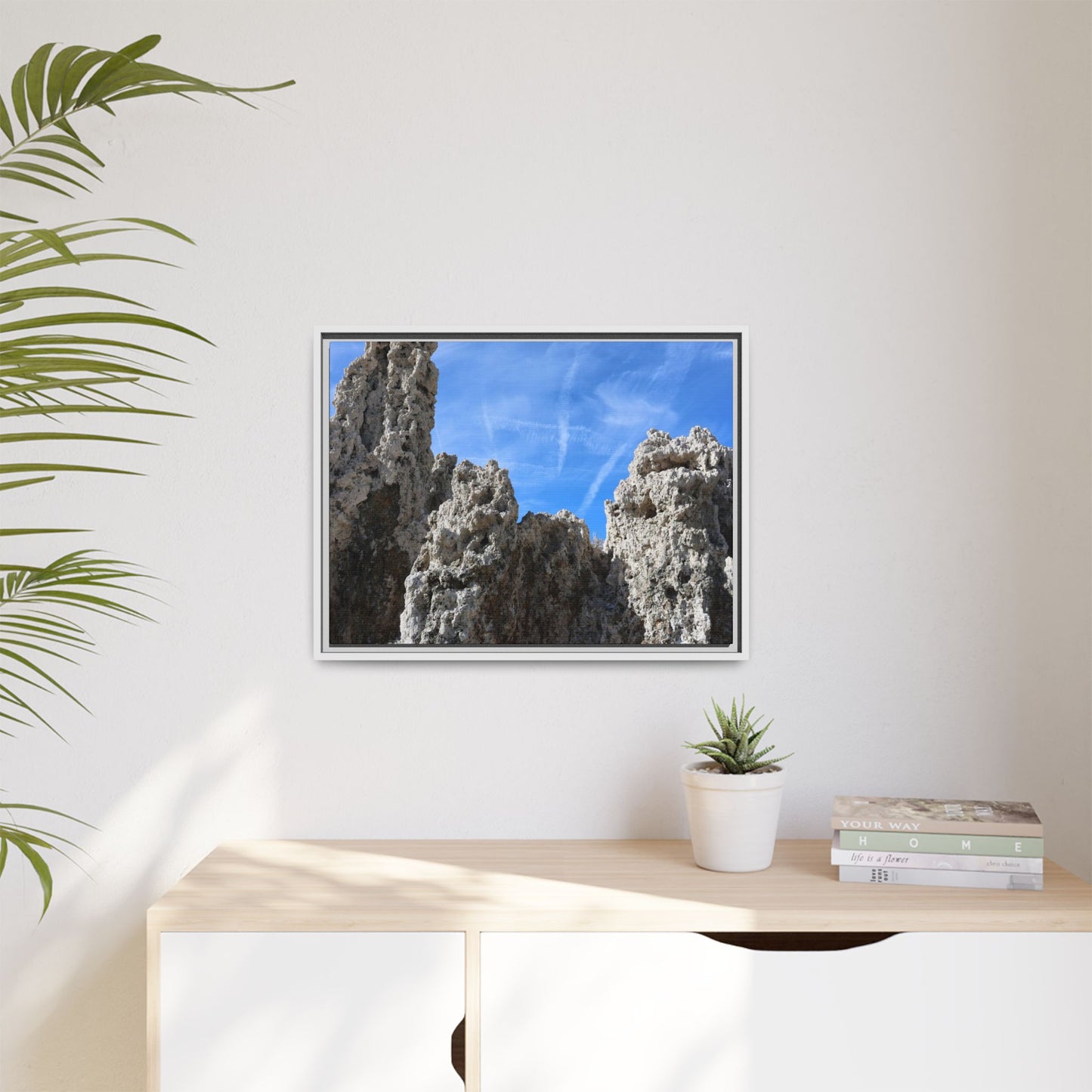 Weathered Sentinels - Unique Stretched Canvas Wall Art