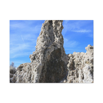 Towering Limestone Sentinels - Unique Frameless Canvas Wall Art