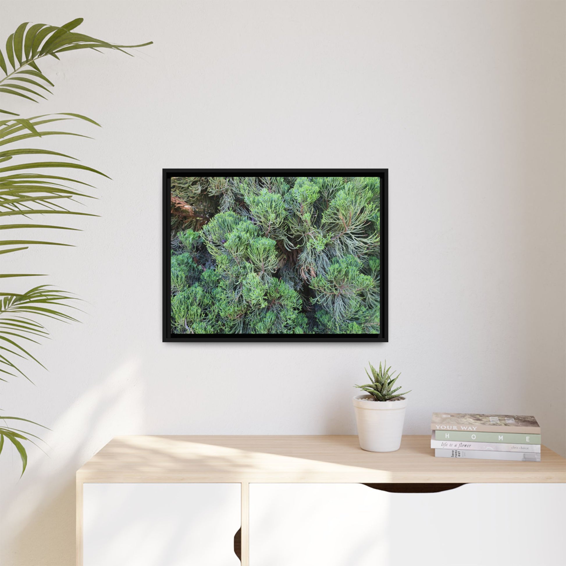 Verdant Whispers - Unique Stretched Canvas Wall Art - Art By Earth