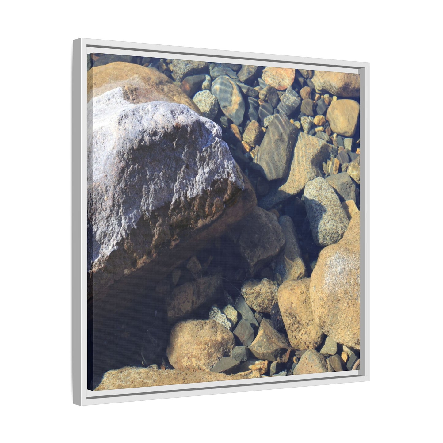 Stone Sanctuary - Unique Stretched Canvas Wall Art