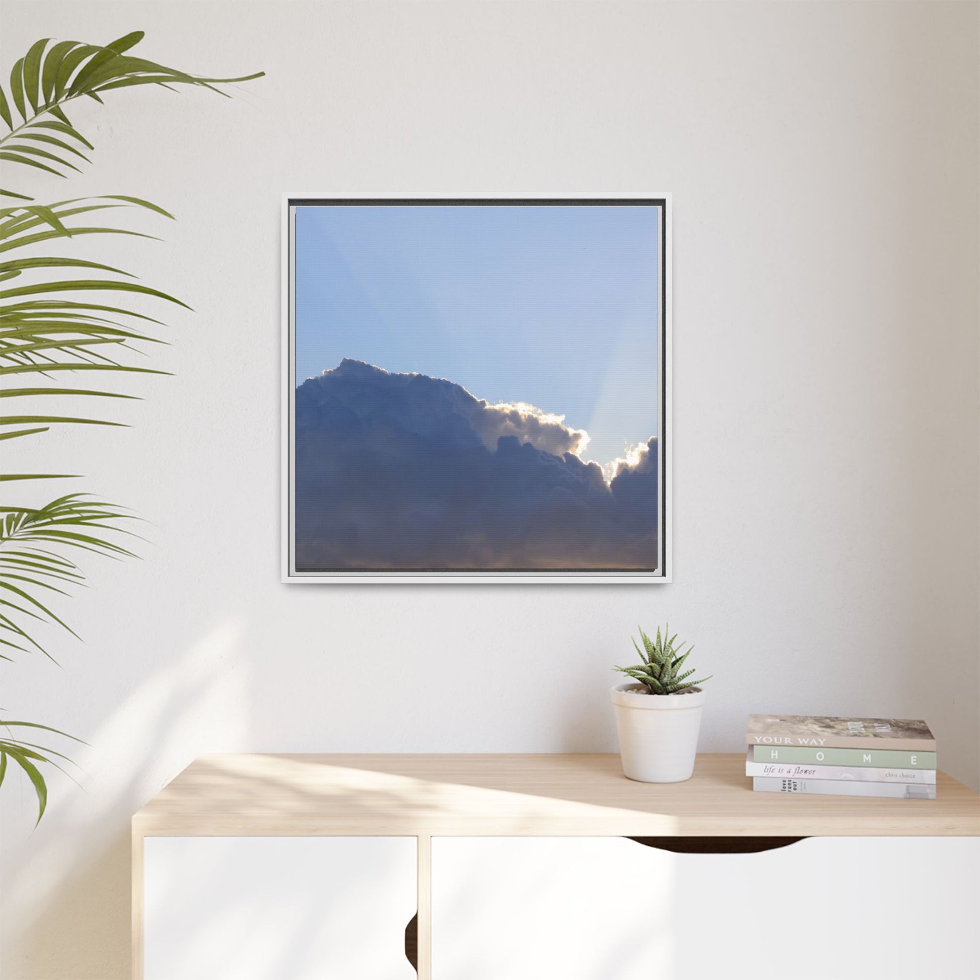 Cloud Divide - Unique Stretched Canvas Wall Art - Art By Earth