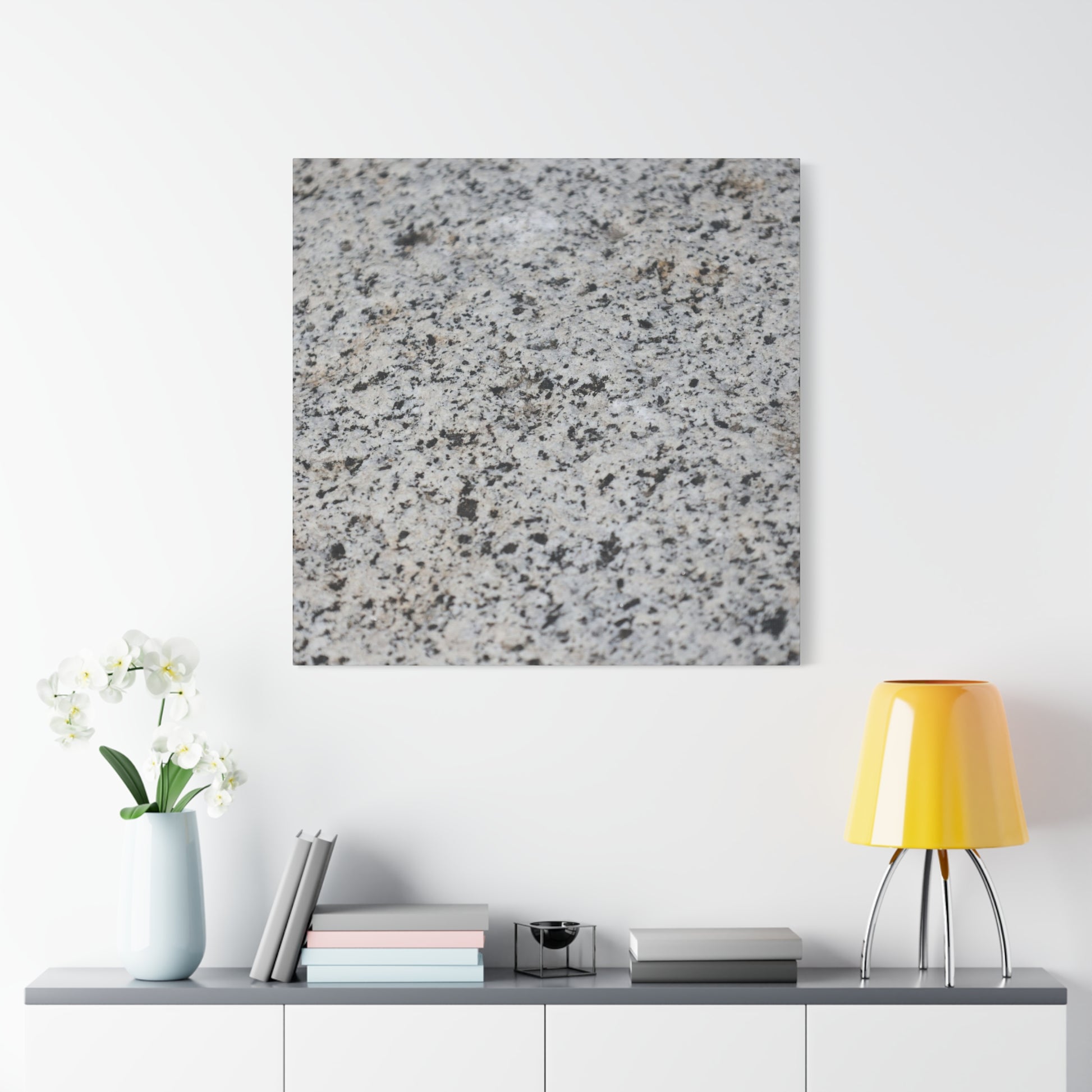 Speckled Silence - Unique Frameless Canvas Wall Art - Art By Earth