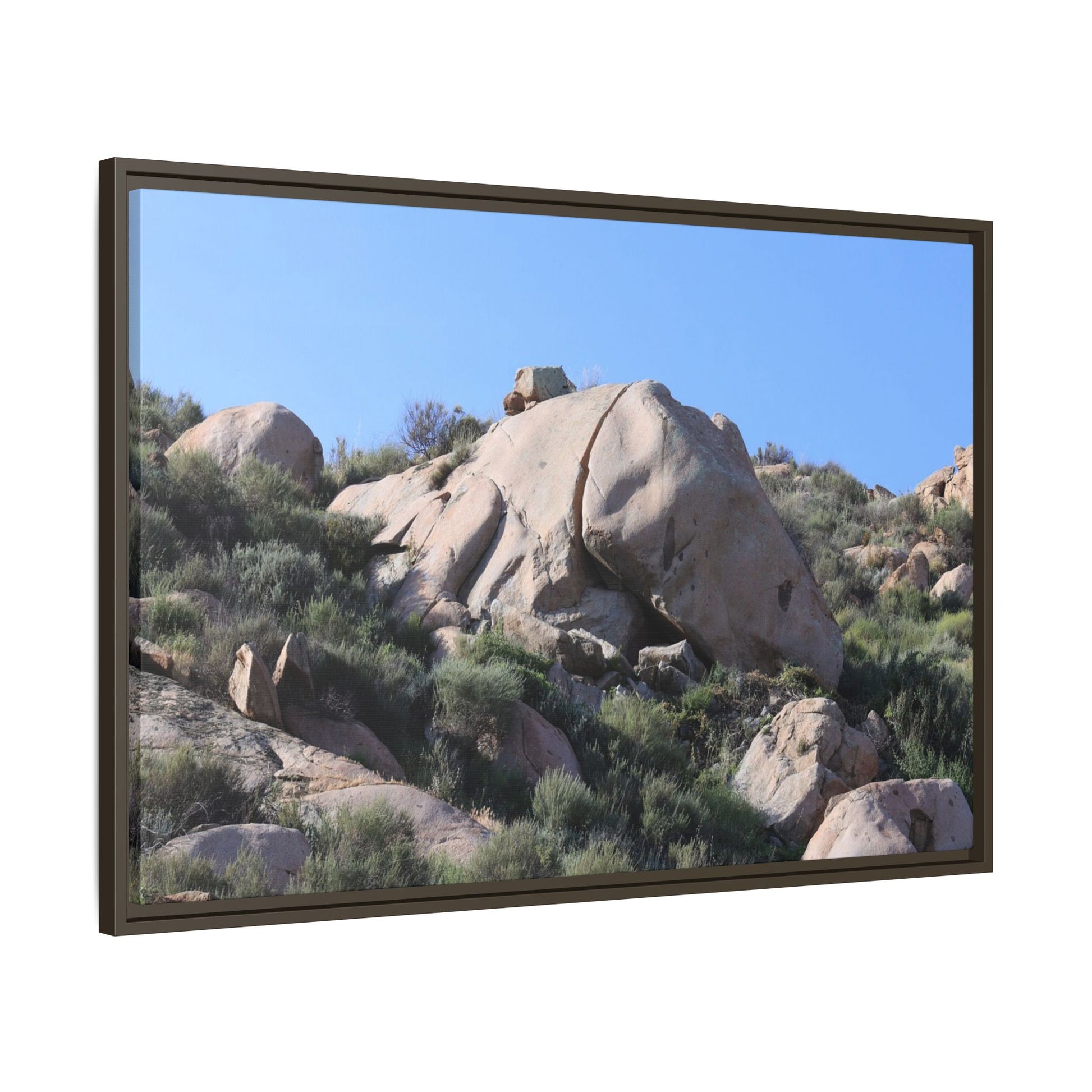 Ancient Stone Landscape - Unique Stretched Canvas Wall Art - Art By Earth