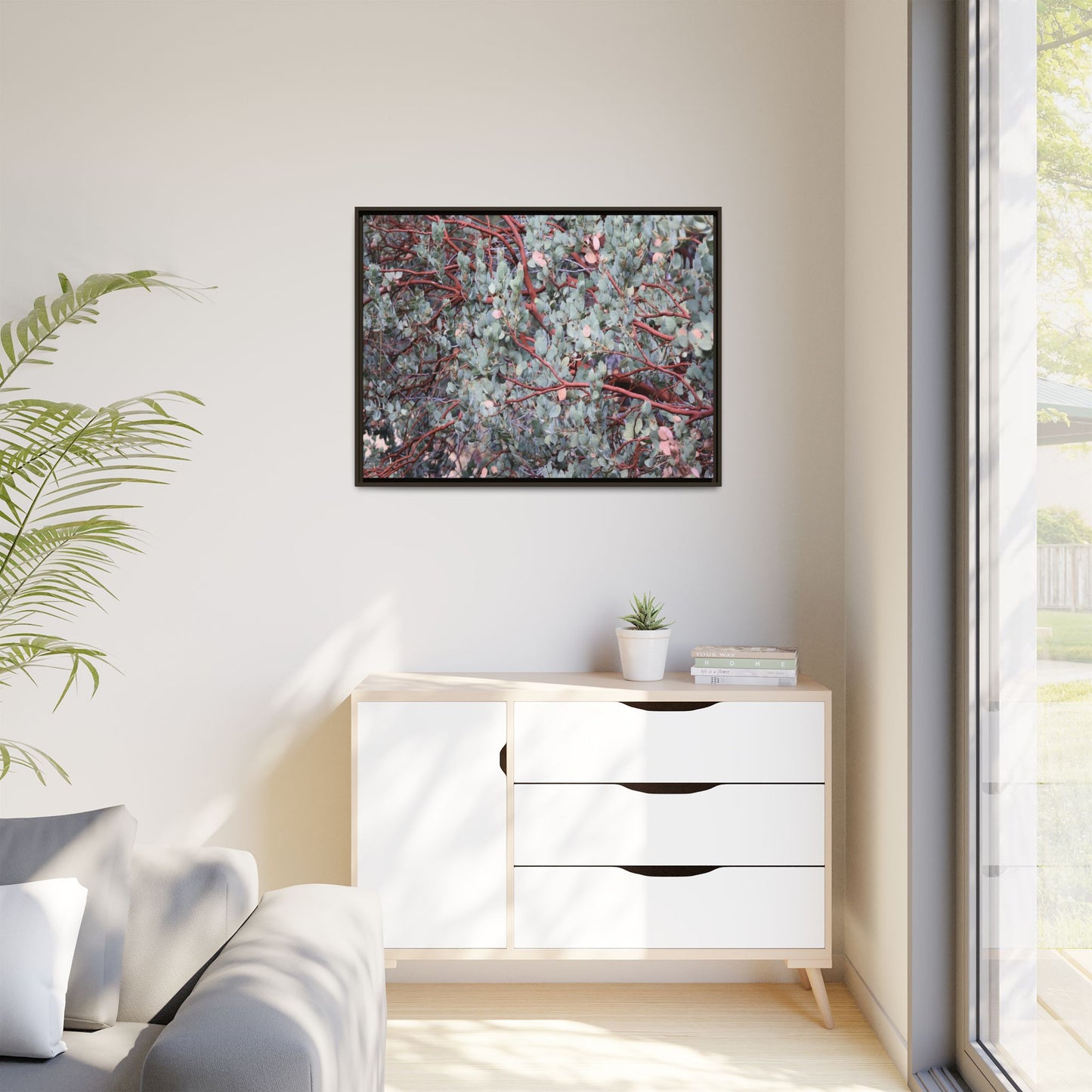 Whispers of Sage - Unique Stretched Canvas Wall Art - Art By Earth