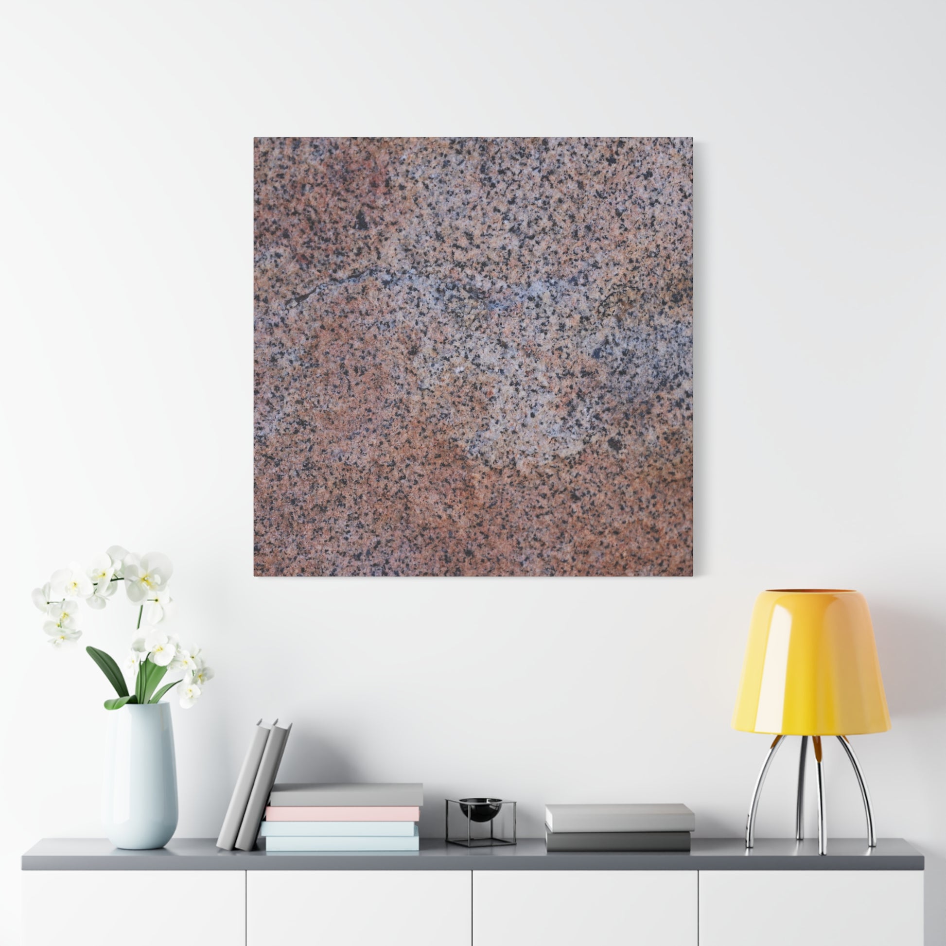 Granular Symphony - Unique Frameless Canvas Wall Art - Art By Earth