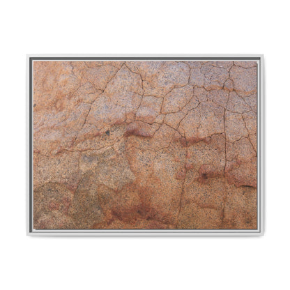 Russet Fissures - Unique Stretched Canvas Wall Art - Art By Earth