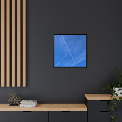 Sky Crossroads - Unique Stretched Canvas Wall Art - Art By Earth