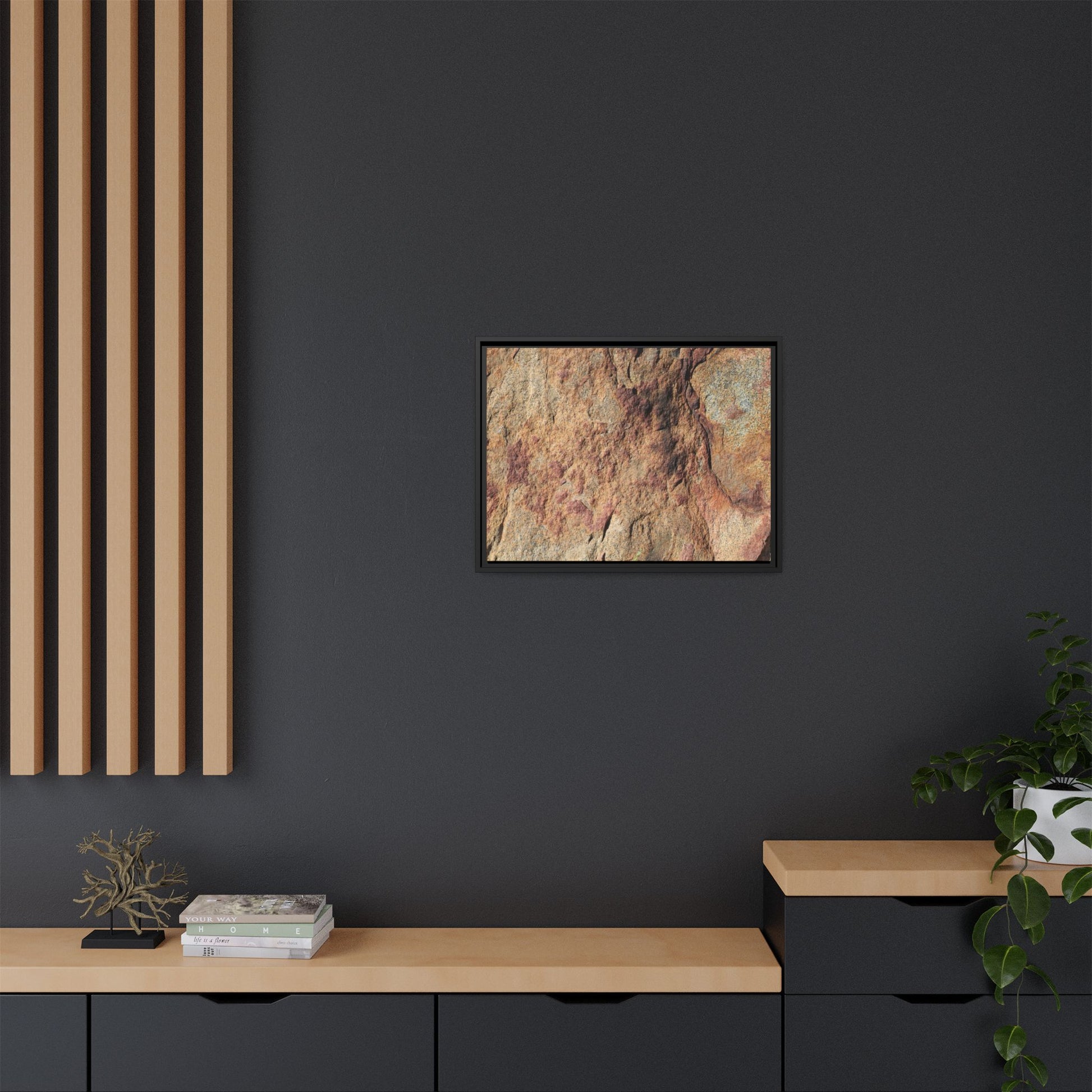 Russet Stone - Unique Stretched Canvas Wall Art - Art By Earth