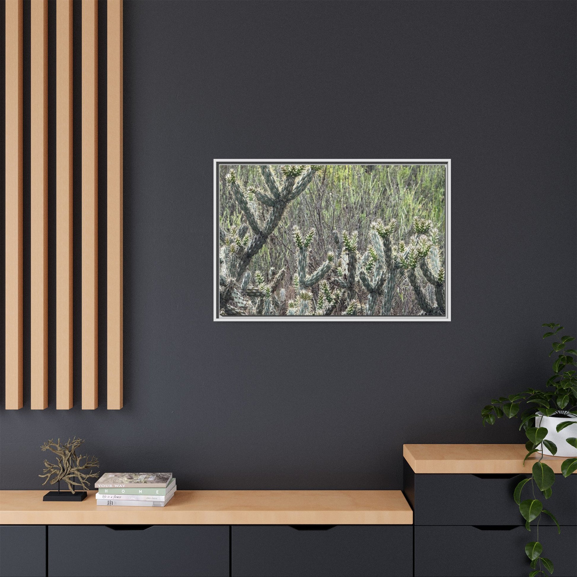 Prickly Paradise - Unique Stretched Canvas Wall Art - Art By Earth