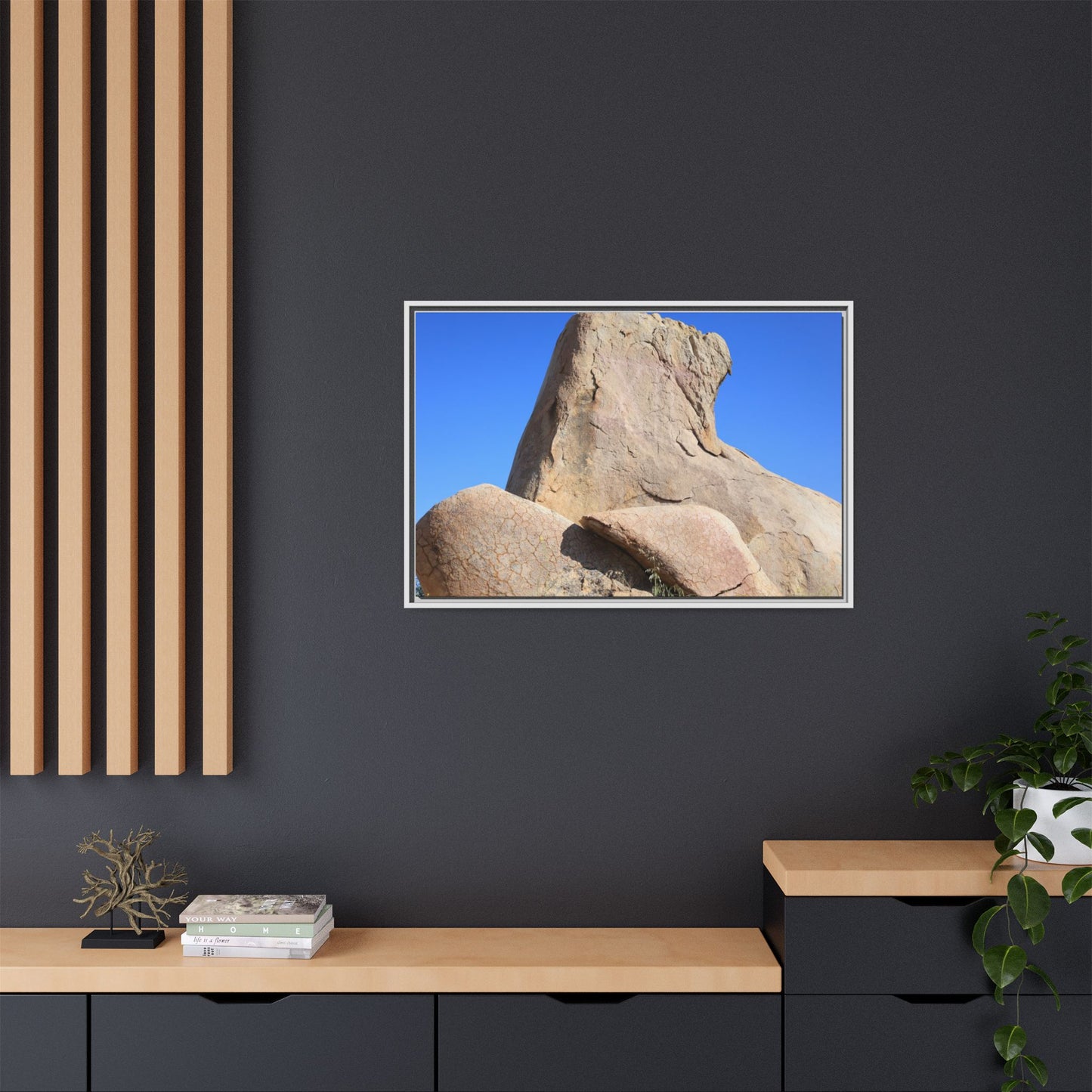 Rocky Sentinel - Unique Stretched Canvas Wall Art - Art By Earth