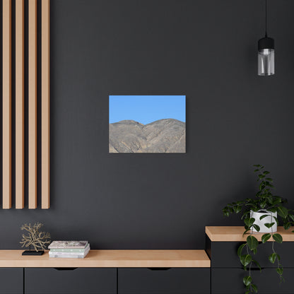 Dusty Peaks of Silence - Unique Frameless Canvas Wall Art - Art By Earth
