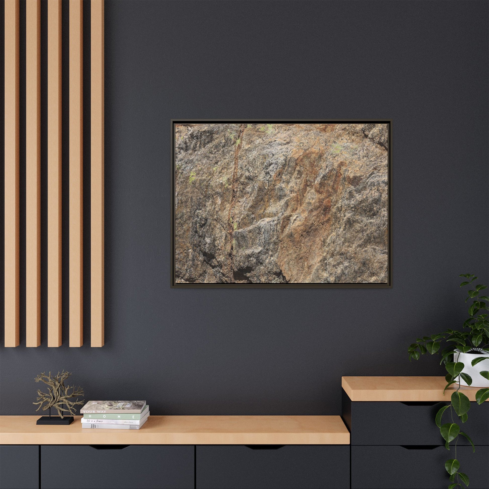 Weathered Rock Formation - Unique Stretched Canvas Wall Art - Art By Earth