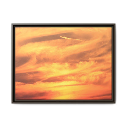 Burning Skies - Unique Stretched Canvas Wall Art - Art By Earth