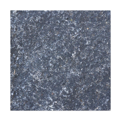 Frozen Whispers of Stone - Unique Frameless Canvas Wall Art - Art By Earth