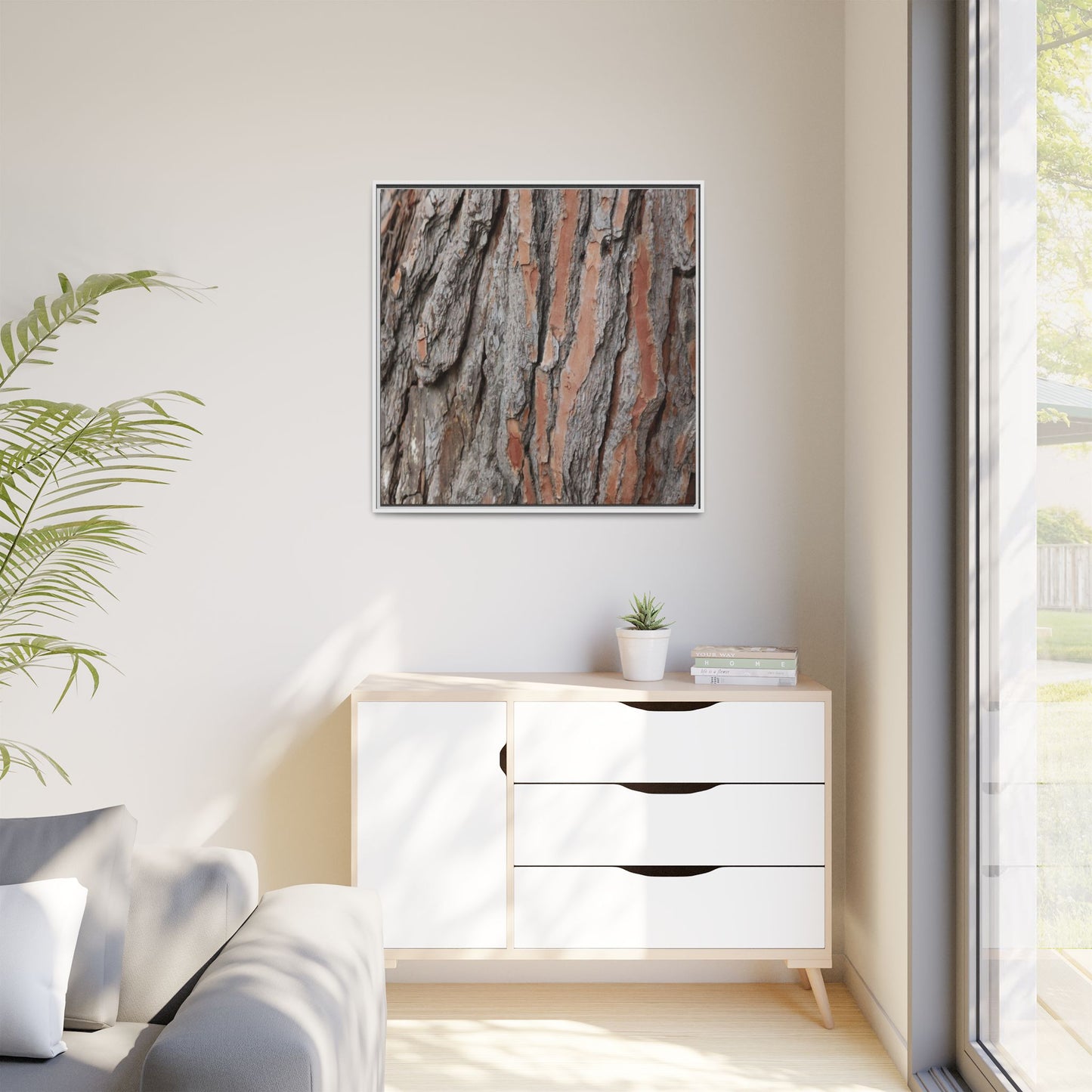 Woodland Layers - Unique Stretched Canvas Wall Art - Art By Earth