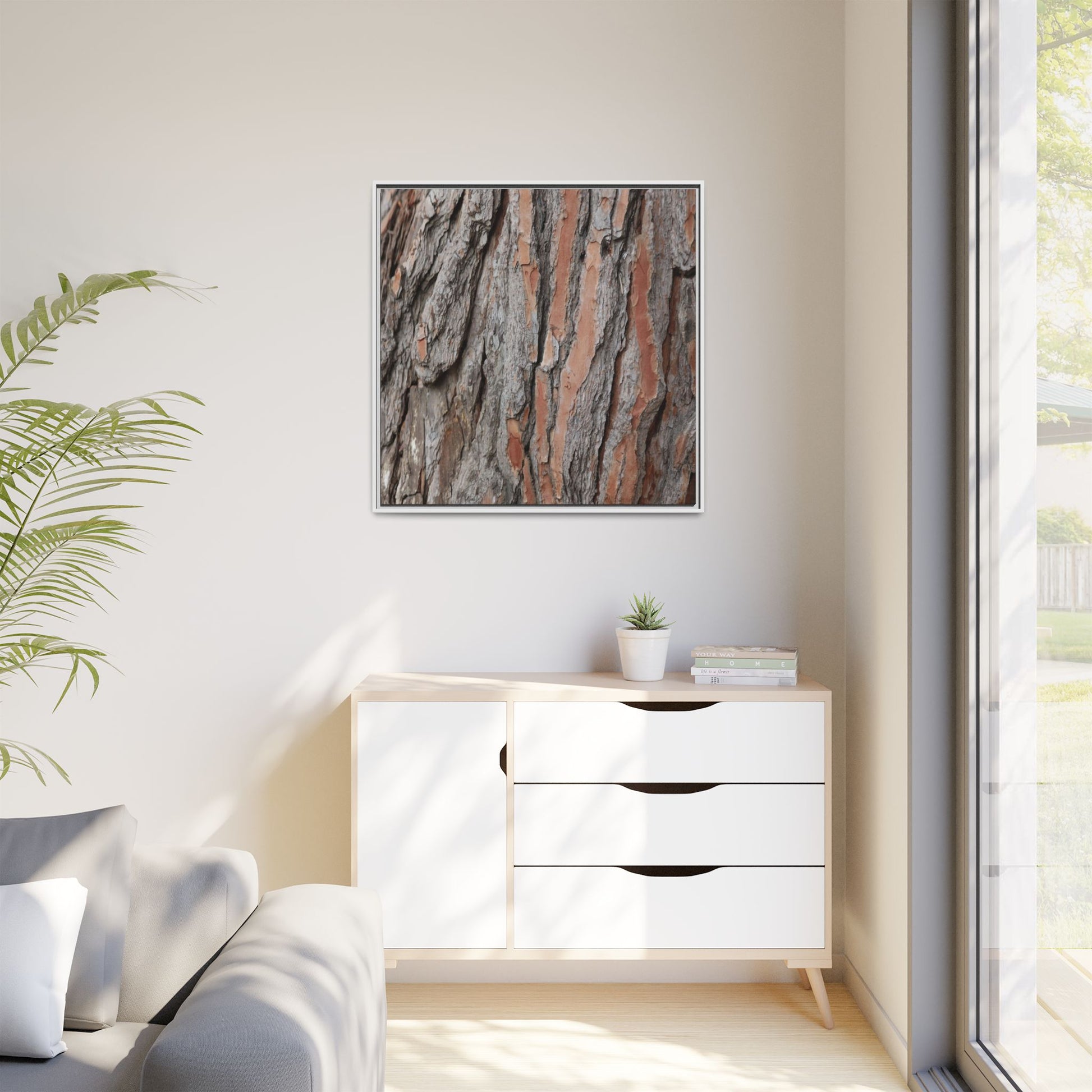 Woodland Layers - Unique Stretched Canvas Wall Art - Art By Earth