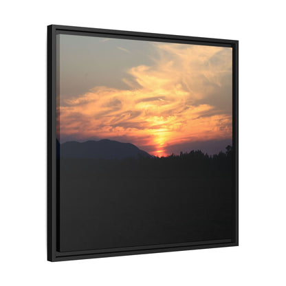 Gilded Horizon - Unique Stretched Canvas Wall Art - Art By Earth