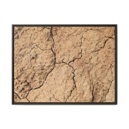 Parched Land - Unique Stretched Canvas Wall Art - Art By Earth