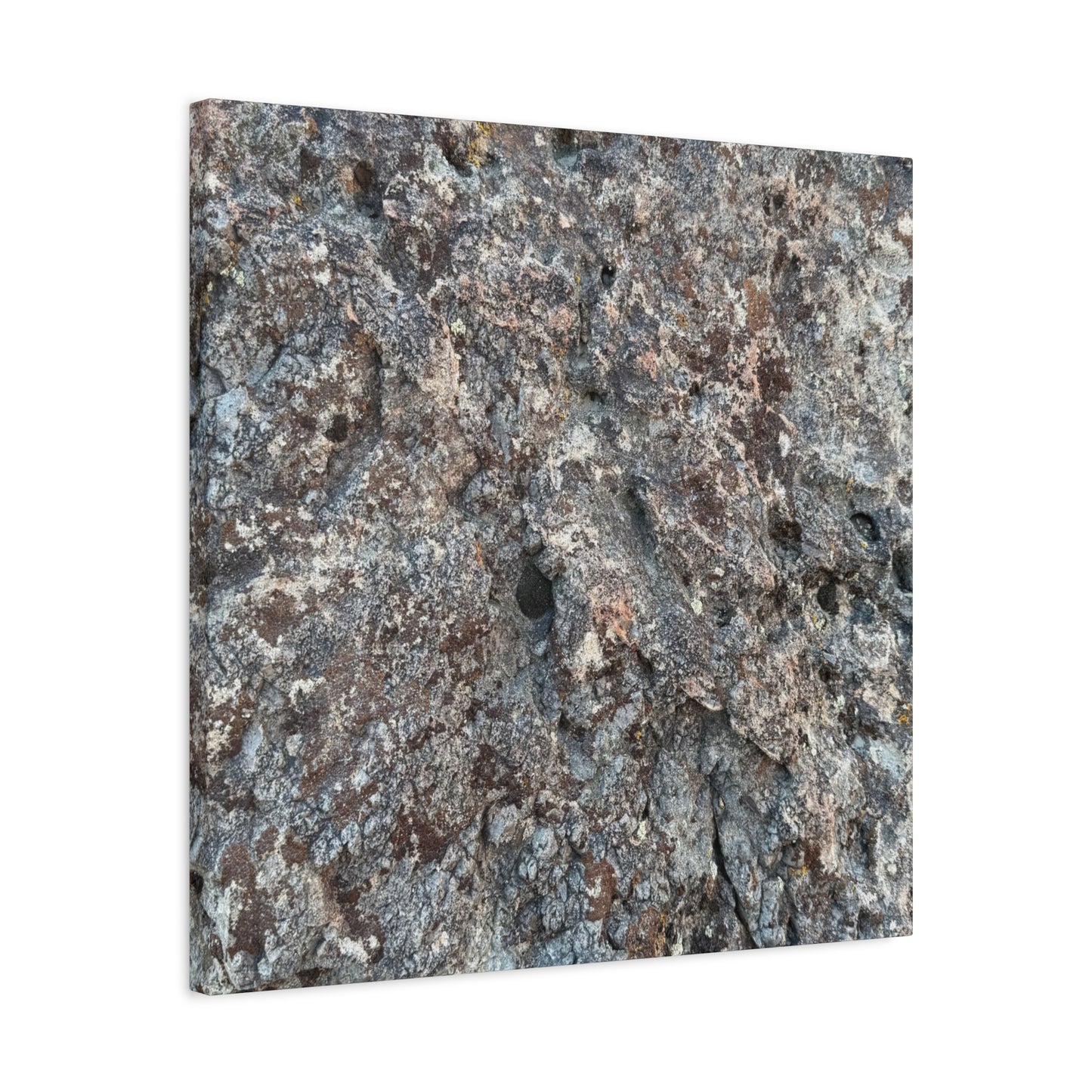 Rust and Granite - Unique Frameless Canvas Wall Art