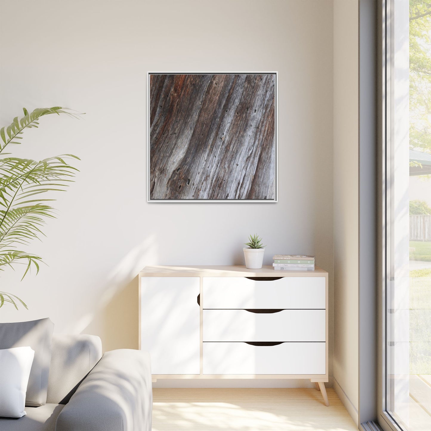 Aged Timber Texture - Unique Stretched Canvas Wall Art - Art By Earth