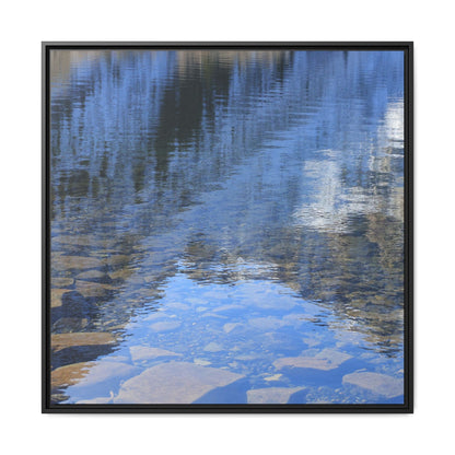 Reflected Stones - Unique Stretched Canvas Wall Art