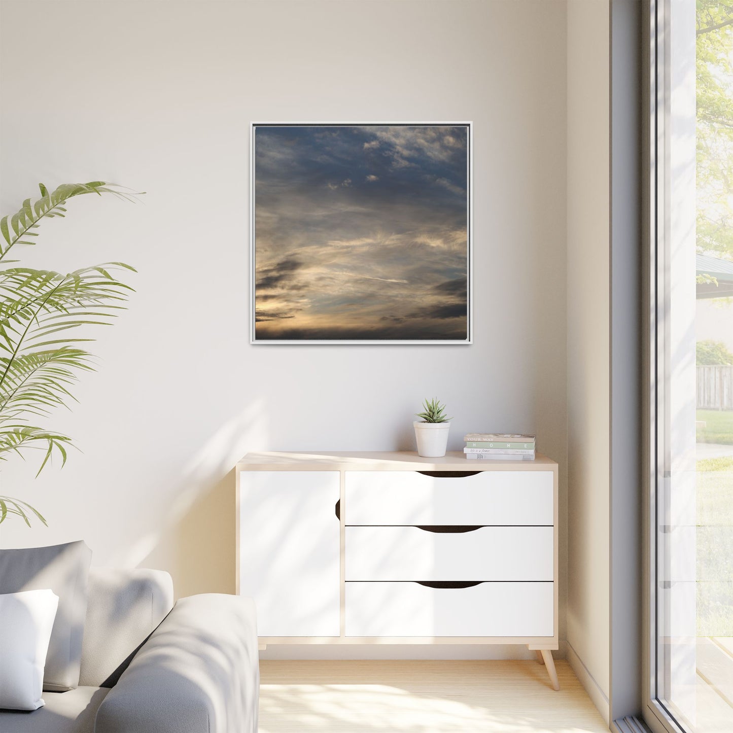 Clouded Thoughts - Unique Stretched Canvas Wall Art - Art By Earth