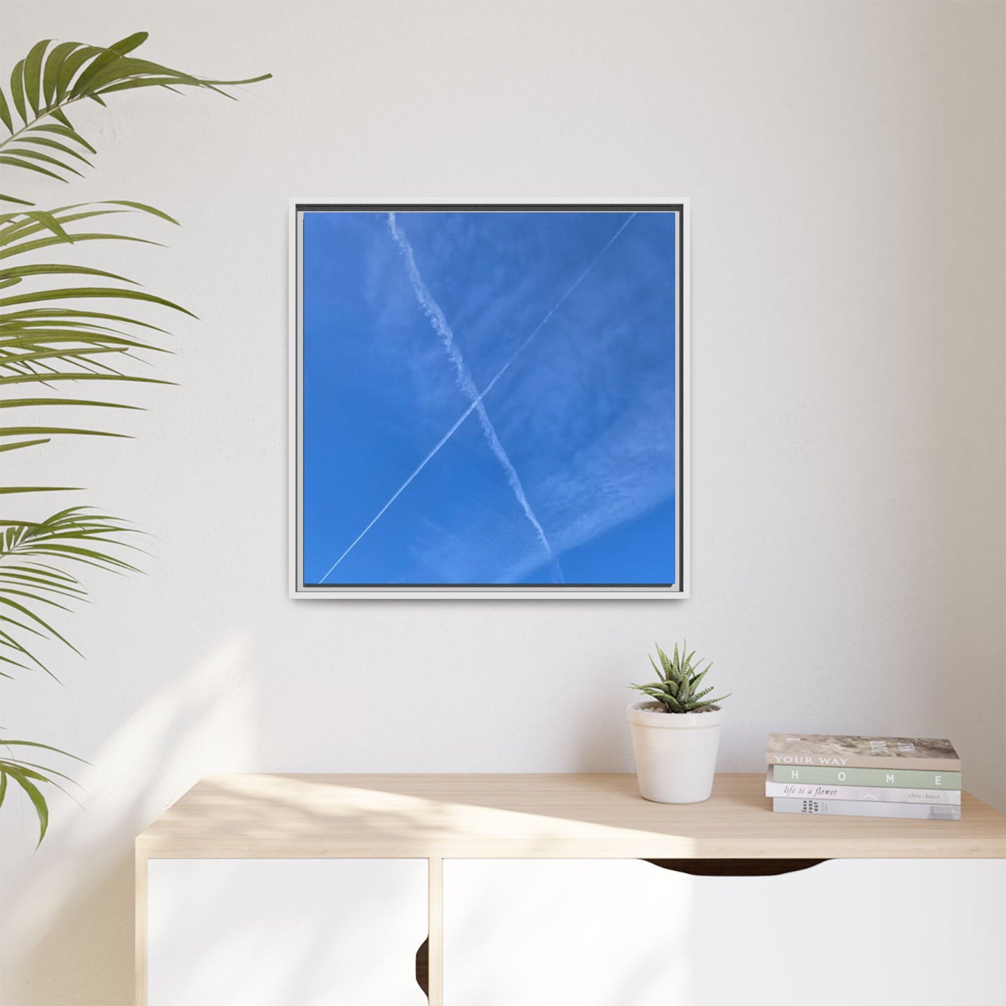 Sky Crossroads - Unique Stretched Canvas Wall Art - Art By Earth