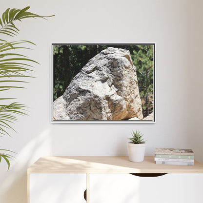 Stone's Silent Whisper - Unique Stretched Canvas Wall Art - Art By Earth