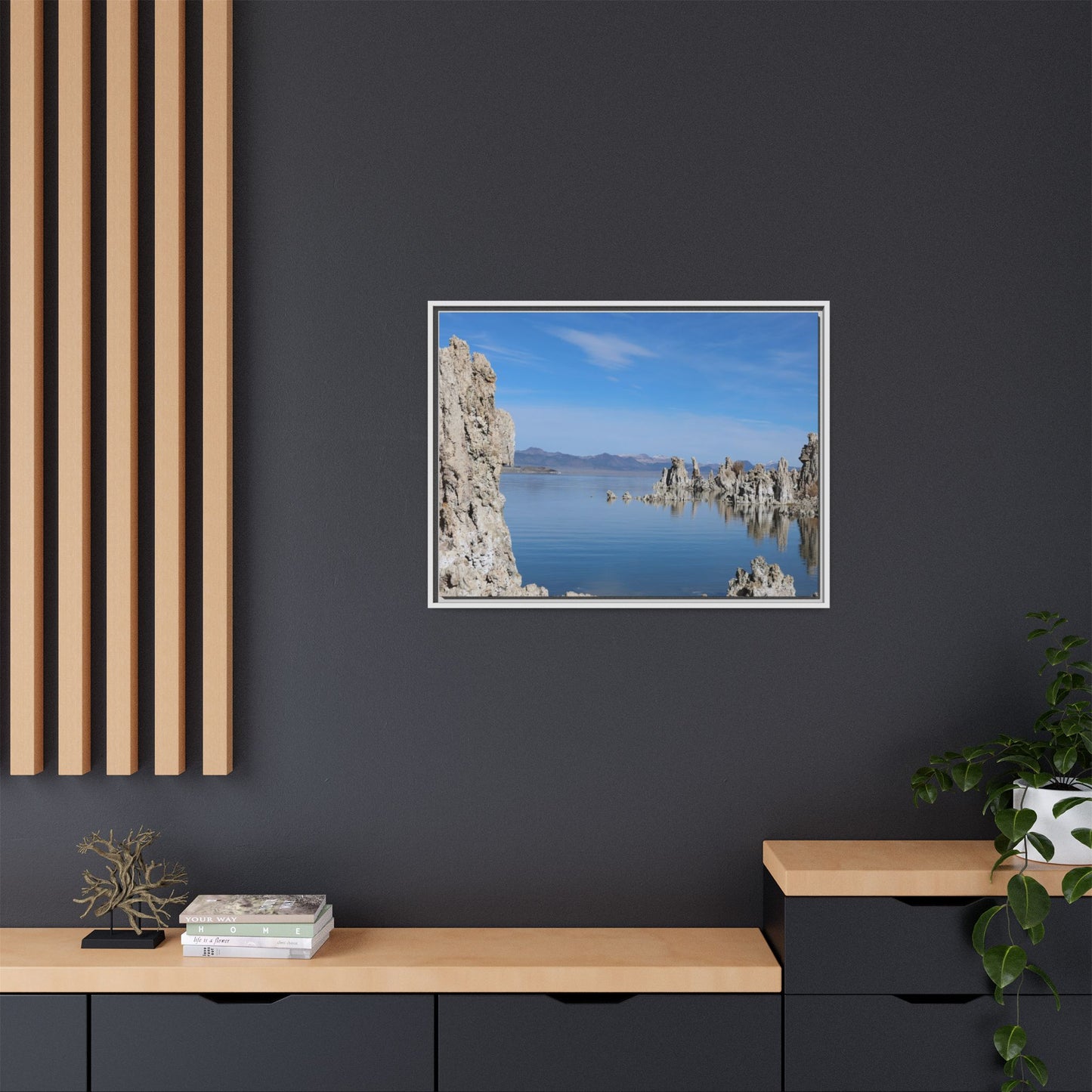 Liquid Mirrors - Unique Stretched Canvas Wall Art