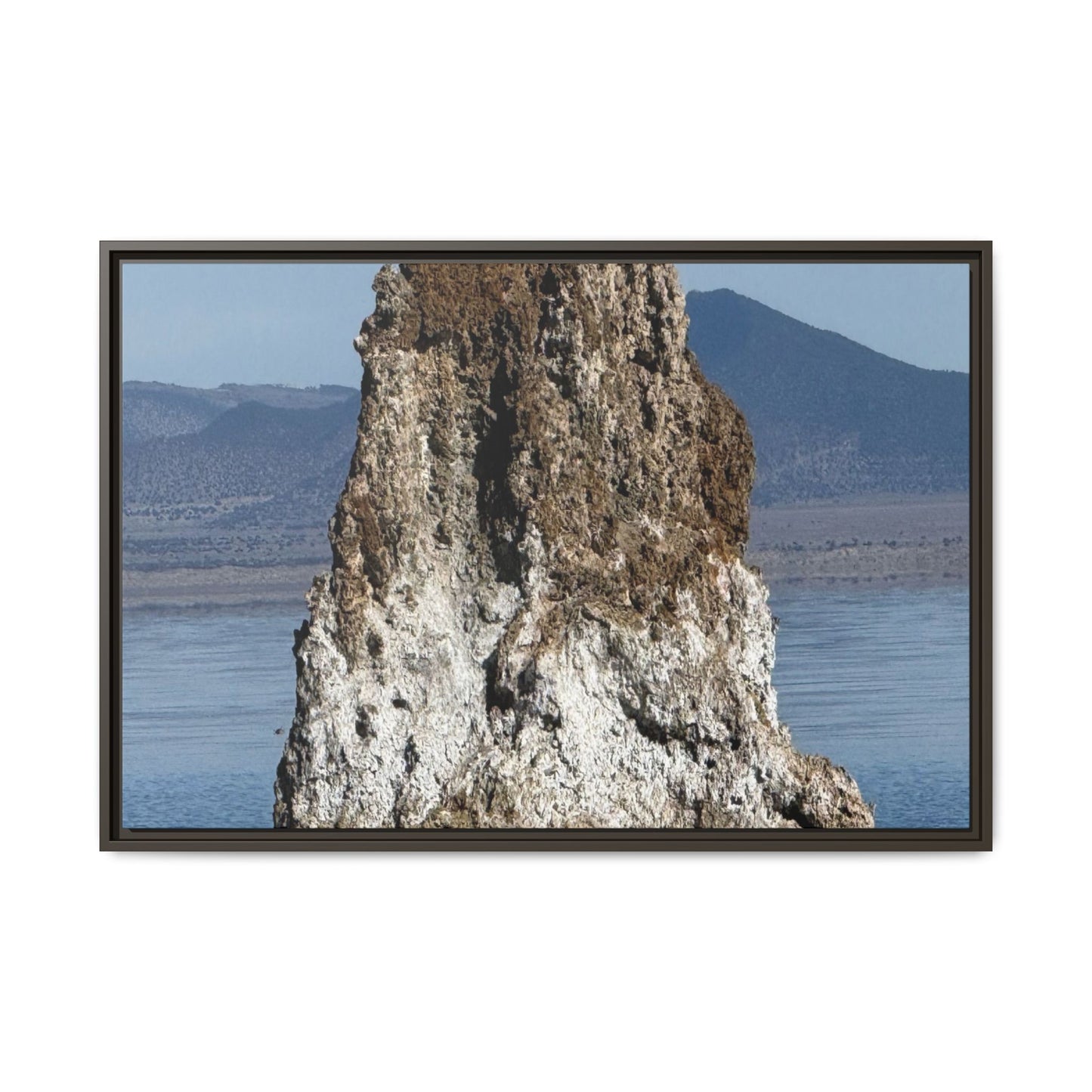 Tufa Tower Reflection - Unique Stretched Canvas Wall Art