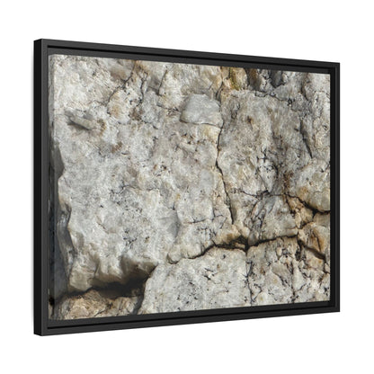 Weathered Limestone Formation - Unique Stretched Canvas Wall Art - Art By Earth