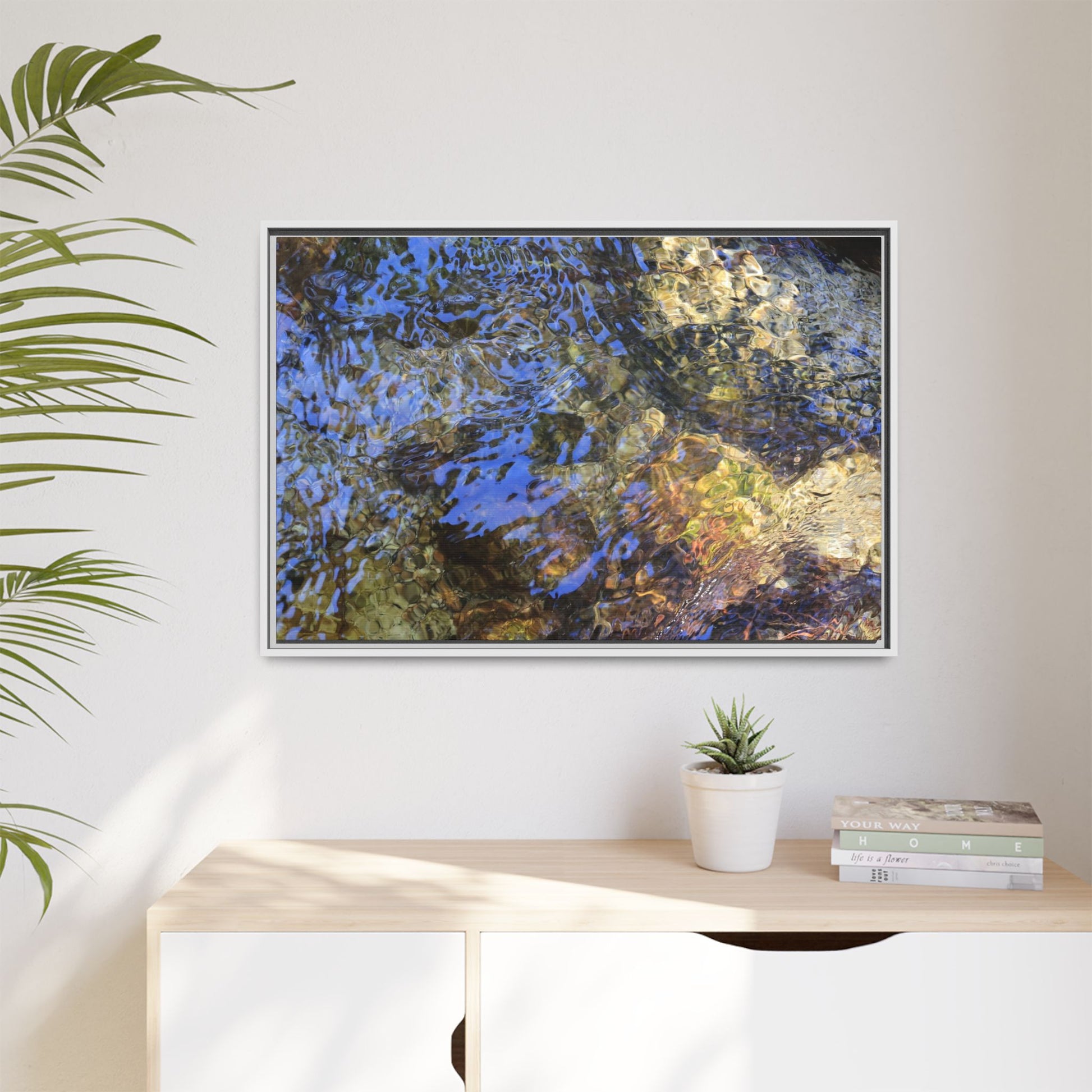 Aquatic Kaleidoscope - Unique Stretched Canvas Wall Art - Art By Earth