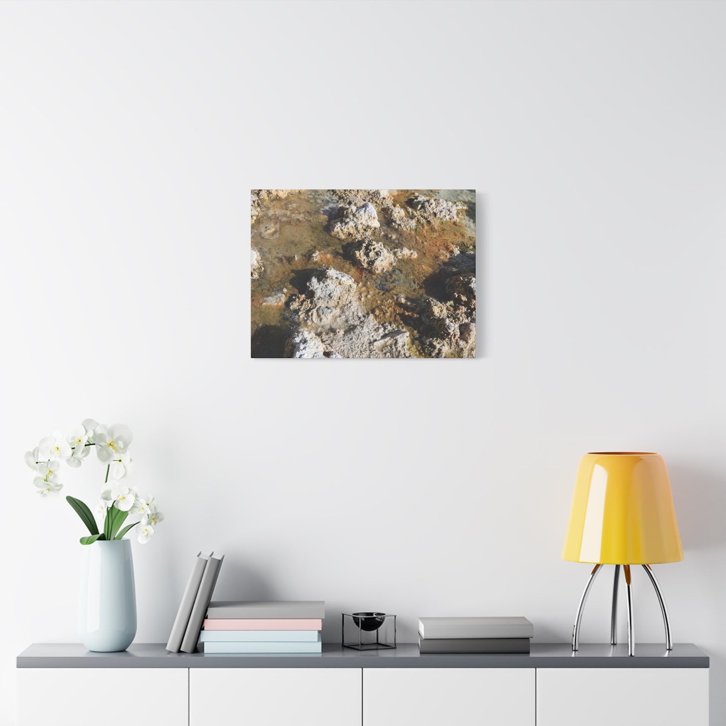 Strata of Decay - Unique Frameless Canvas Wall Art