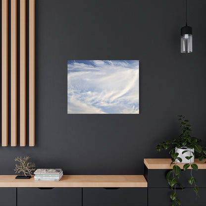 Whispers of Celestial Breath - Unique Frameless Canvas Wall Art - Art By Earth