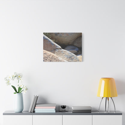 Rocky Shelter - Unique Frameless Canvas Wall Art