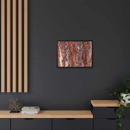 Wooden Mosaic - Unique Stretched Canvas Wall Art