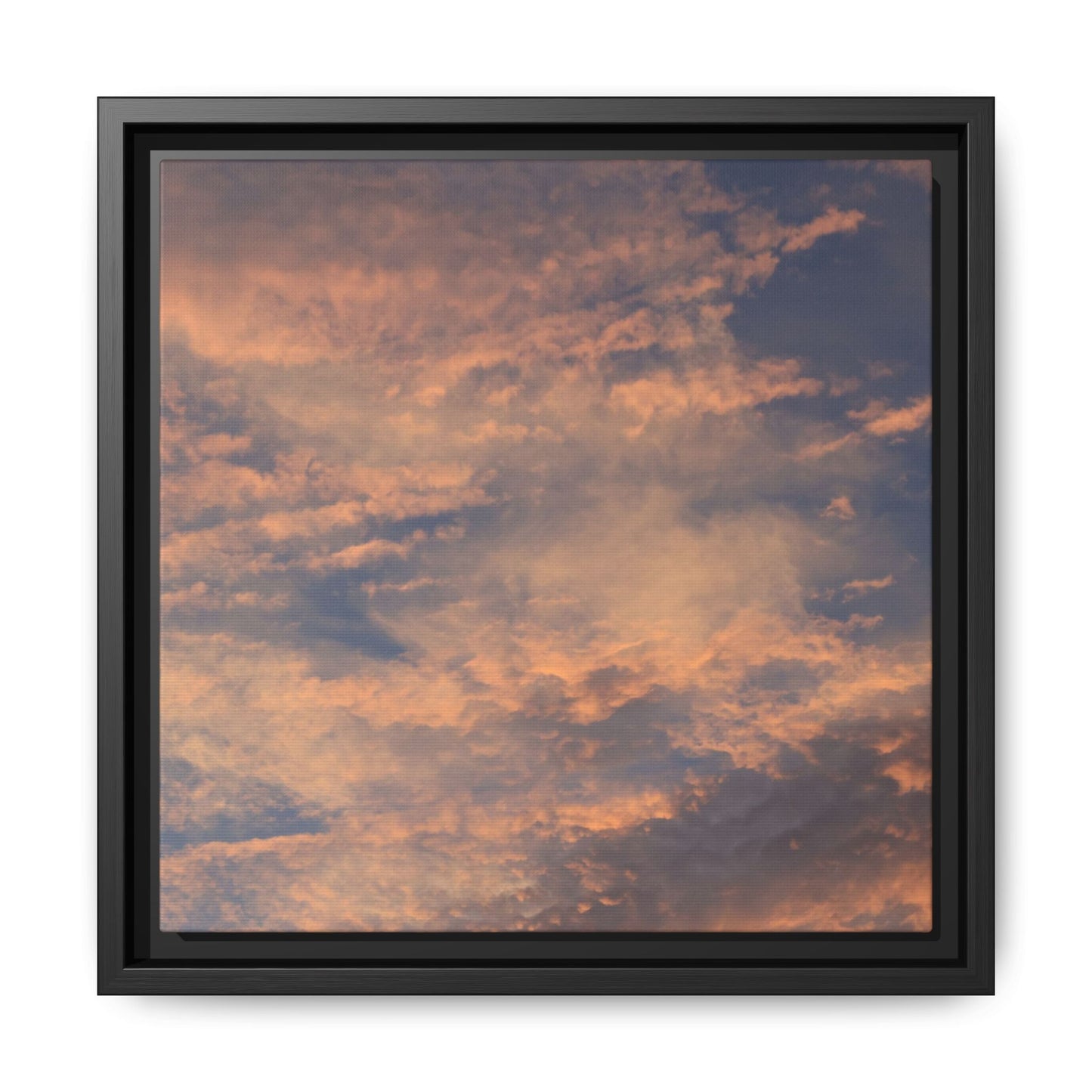 Sunset's Ethereal Canvas - Unique Stretched Canvas Wall Art - Art By Earth