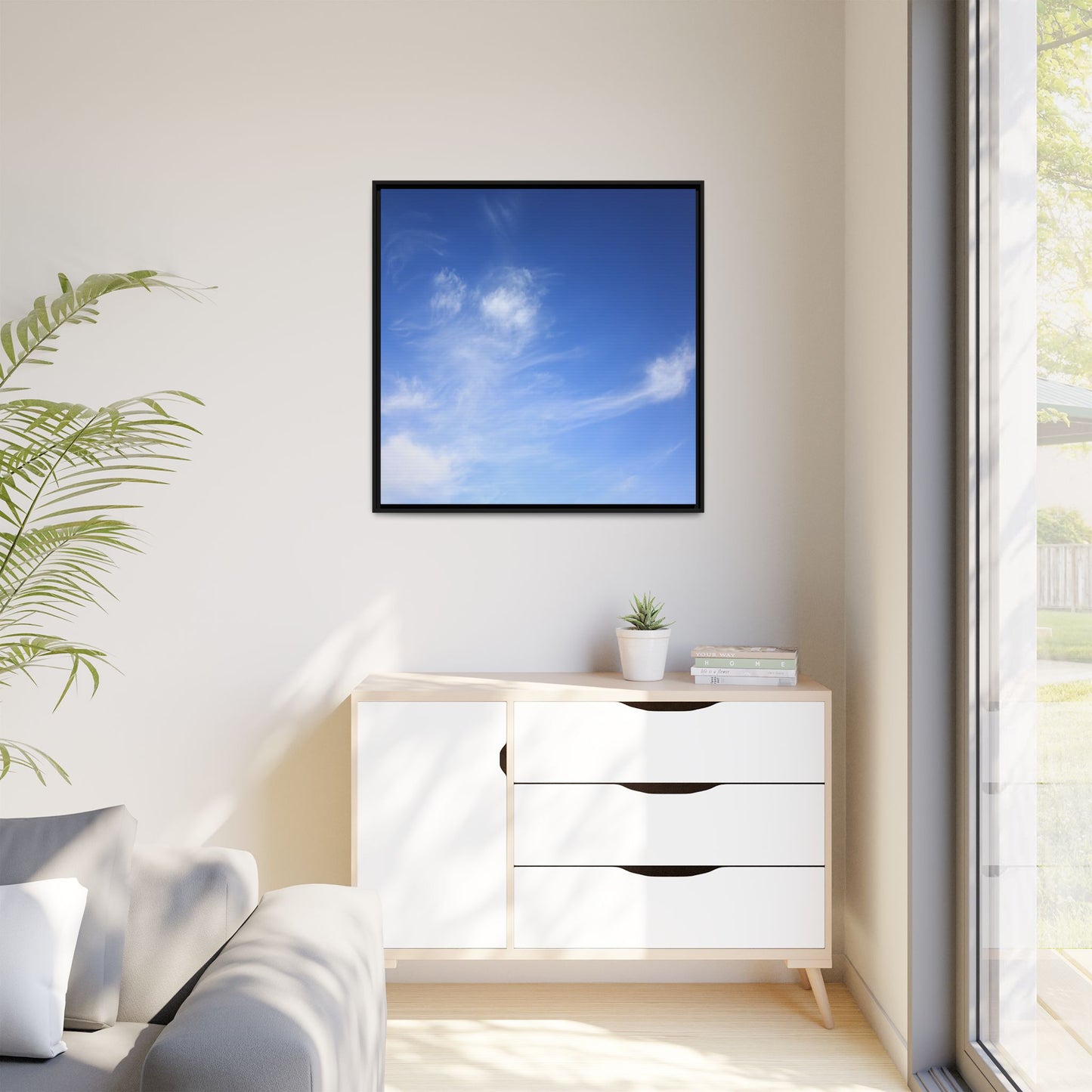 Blue Serenity - Unique Stretched Canvas Wall Art - Art By Earth